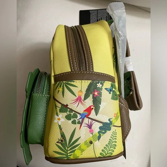 NEW! Loungefly Disney Mickey & Friends Jungle NWT Backpack GLOW IN THE DARK - Picture 4 of 9